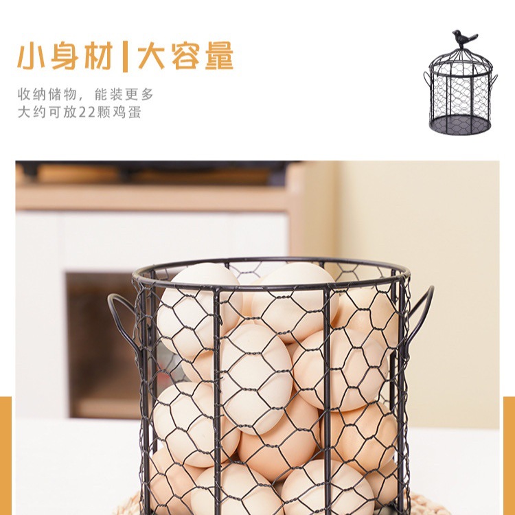 Fuente de la fábrica nueva simple fruta merienda metal hierro cesta de almacenamiento artesanía decoración hogar sala de estar almacenamiento