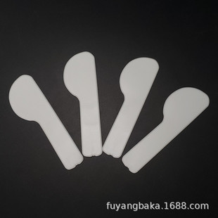 82mm Makeup Spoon q-shaped Spoon Cream Mask Spoon Plastic Small Scraper Sub-package Scoop Cream Spoon