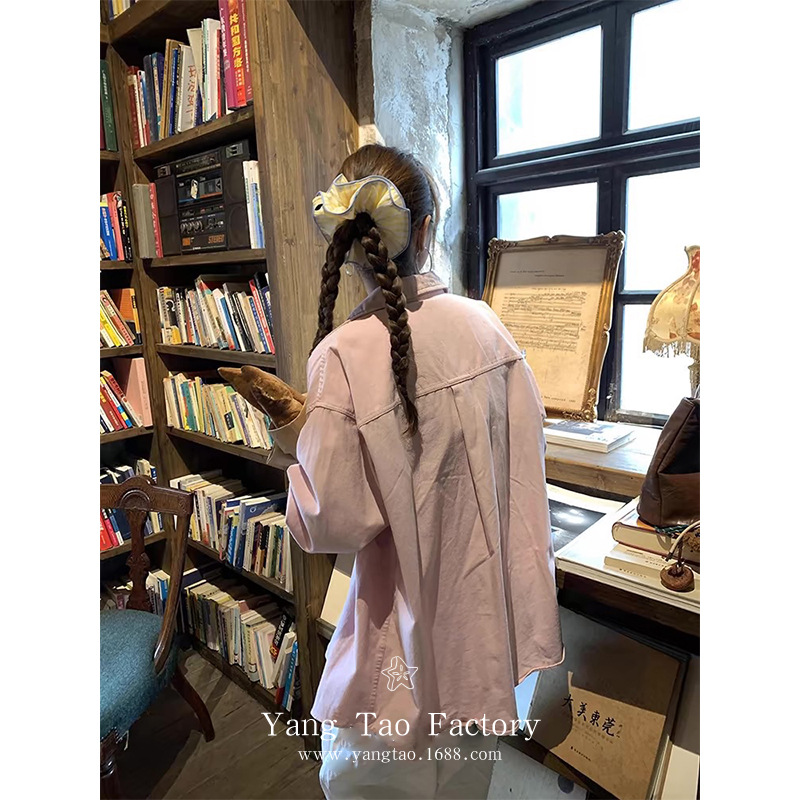 El nuevo lazo para el cabello a rayas de Corea del Sur chica de alta calidad cuerda para el cabello de doble capa de alta elasticidad accesorios para el cabello cuerda para la cabeza de cola de caballo