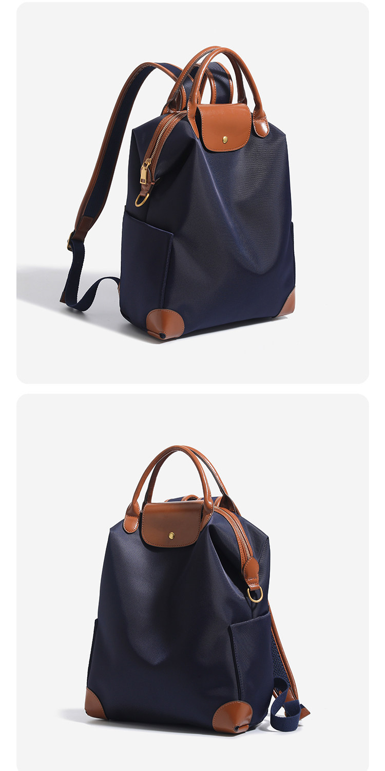 Clean Design Premium Dual-Shoulder Backpack Commute Laptop Bag Lightweight Large-Capacity Nylon Backpack Business Travel Bag