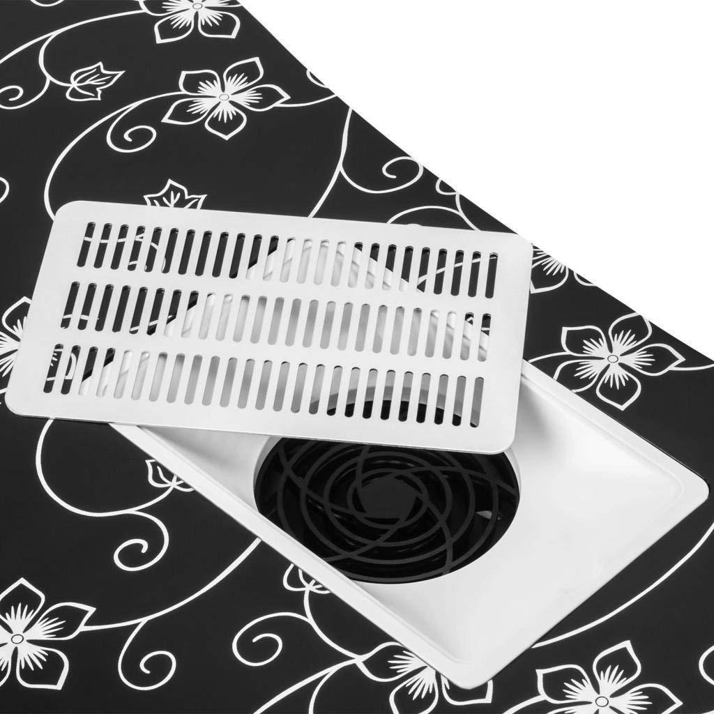 Mesa de manicuras portátil transfronteriza plegable lámpara de mesa de manicuras mesa de belleza con aspiradora mesa de manicuras fabricantes al por mayor