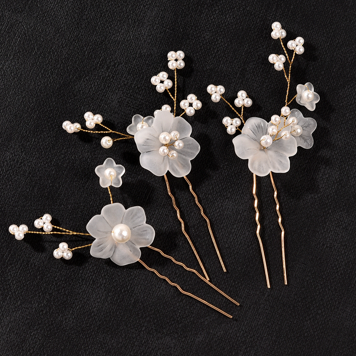 25g Weight Hairpin Hair Accessories Type Women's Sweet Flower Metal Hairpin