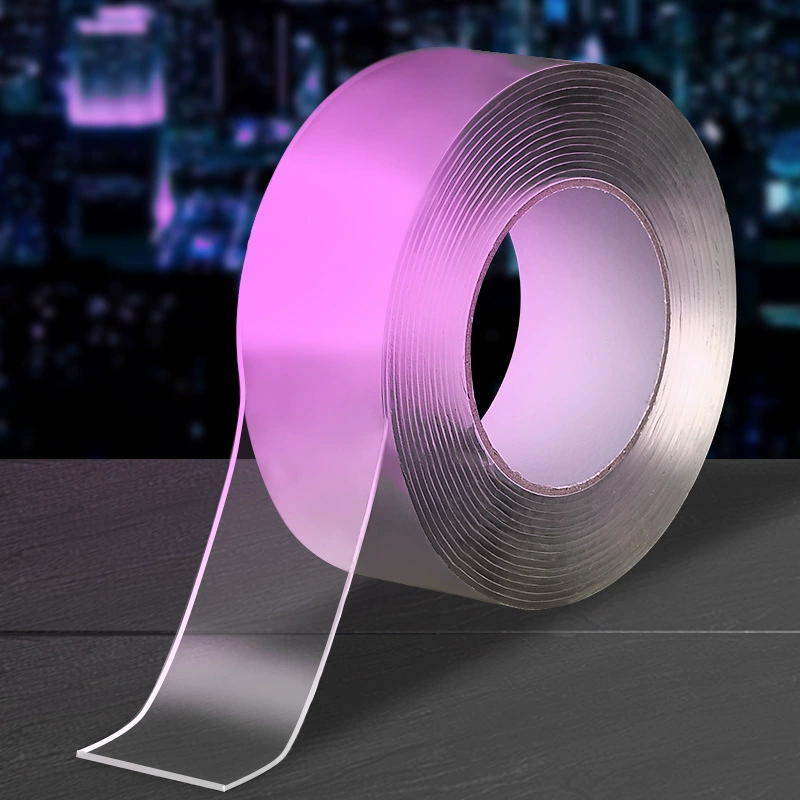 Прозрачный нано-клей без следов Двусторонняя лента нескользящая мойная лента утолщает акриловый клей расширенный фиксированный наклейка