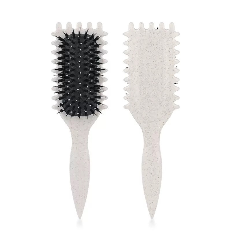 Spot Xiyin Amazon nuevo masaje transfronterizo de paja de trigo pein de cabello definido pein de modelado pein de rizado pein de rebote