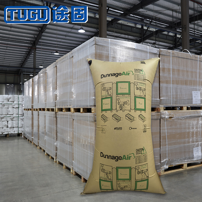 Надувная подушка для фиксации груза в контейнере TU GU Kraft Paper