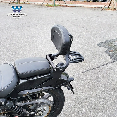 Motorcycle tail: multi-function folding backrest adjustable backrest