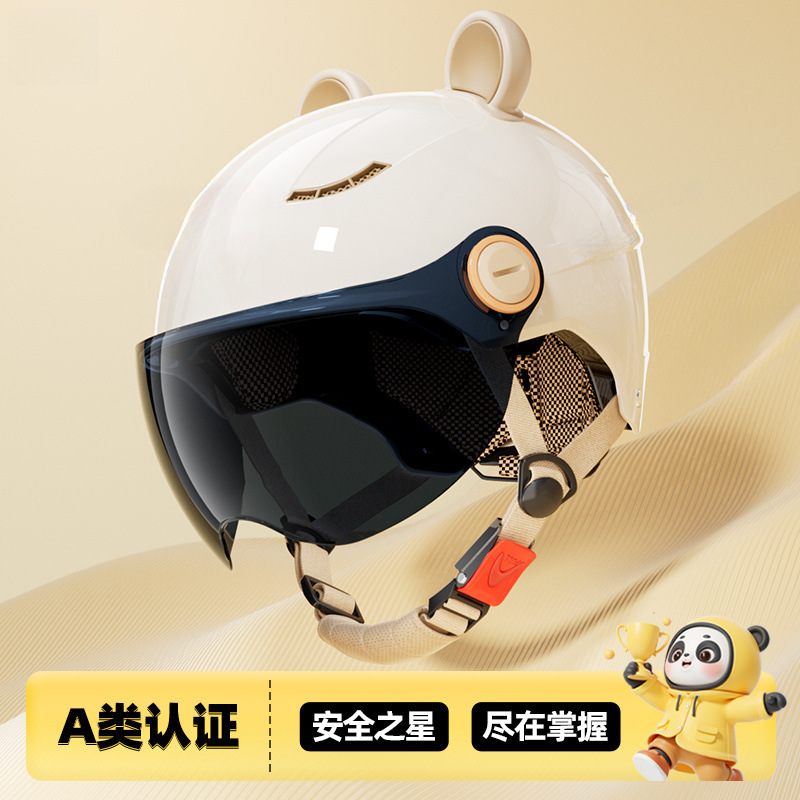 3C 펄 화이트 + 귀여운 곰 귀