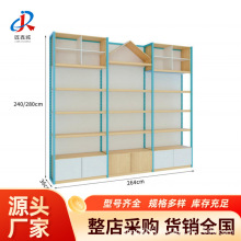 整店设计母婴店货架孕婴店奶粉纸尿裤宠物用品陈列柜母婴专用