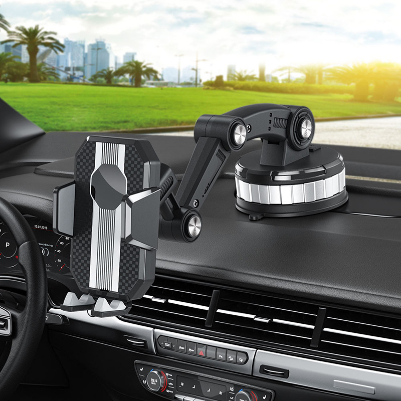 Big Truck Suction Cup Car Mobile Phone Bracket Car Universal Large Suction Cup Windshield Center Console Anti-shake Stand