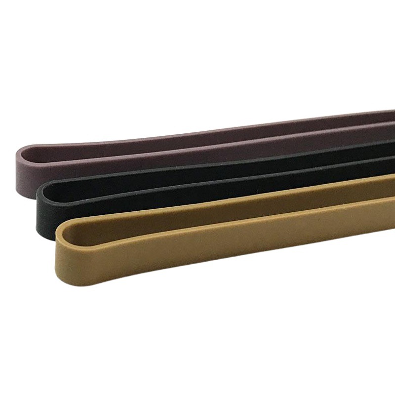 A06 # largo 135*7*1 en stock correa de libro de silicona elástica al por mayor 12 color lápiz caso correa de silicona