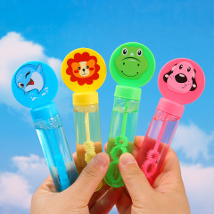 トランペットアニメ動物泡棒14*2.5cmミニ泡水夏の人気玩具プレゼントメーカー卸売り