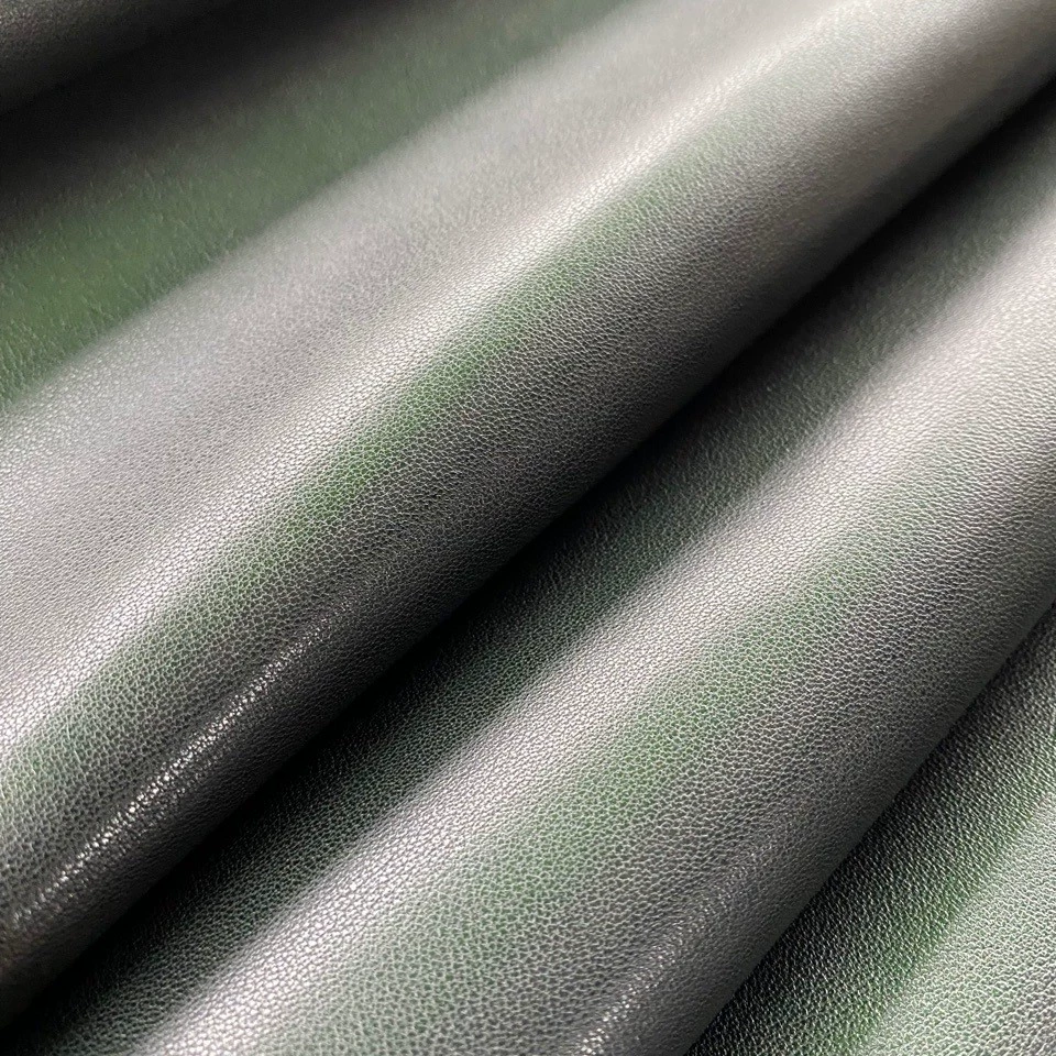 Черная теляговая шкура Напапи напа воловья кожа слой кожи кожаная обувь