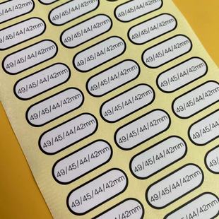 Apple Smart Watch Strap Model Sticker Label Self-adhesive Sticker 38/40/41mm 42/44/45/49mm