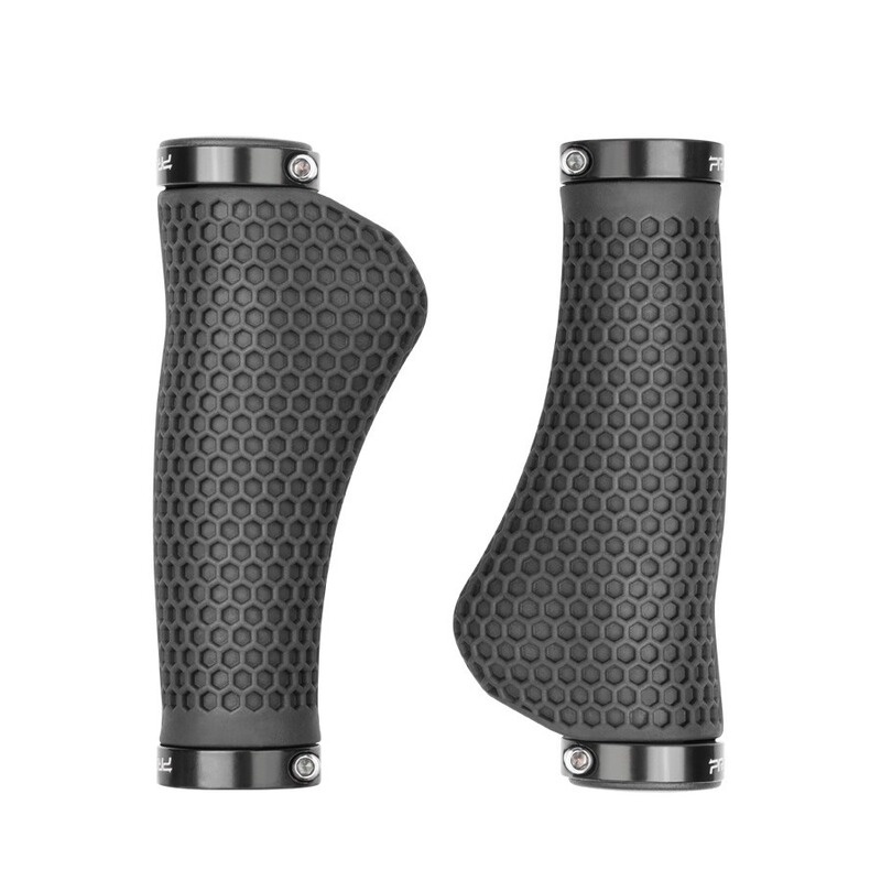 PROMEND bicycle handlebar cover honeycomb imitation 3D soft self-locking mountain bike handlebar cover silicone shock absorption breathable grip
