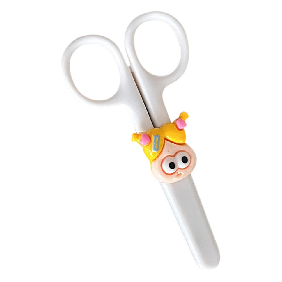 Tijeras de acero inoxidable simples creativas tijeras de Arte de oficina estudiante cortador de papel hecho a mano tijeras de papelería al por mayor