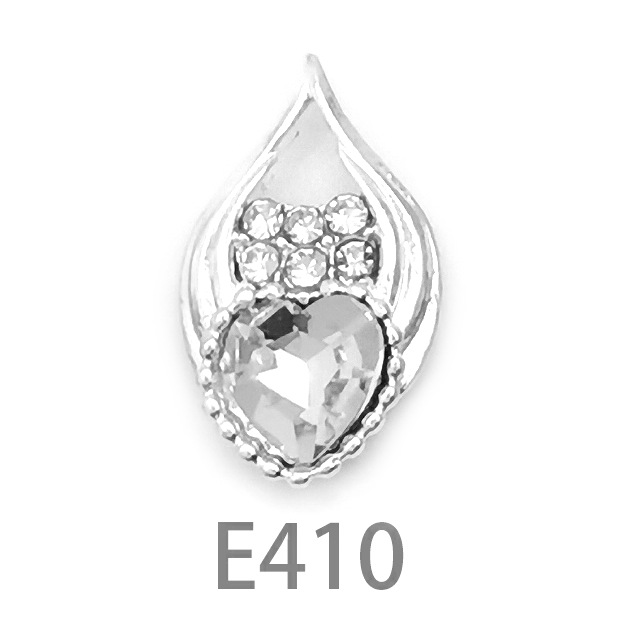 Nuevo transfronterizo europeo y americano estilo corona uñas joyería mezclado lote exquisito en forma de corazón rhinestone Cruz uñas rhinestone venta al por mayor