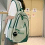 中学生新款大容量简约双肩包