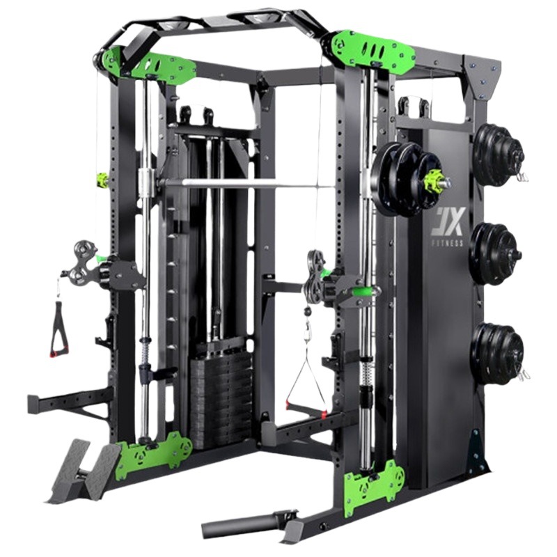 Equipo de fitness pórtico Equipo de fitness interior Equipo de fitness en cuclillas profundo Equipo de gimnasio Máquina Smith Dispositivo de entrenamiento integral