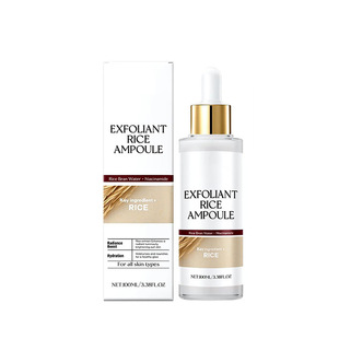 2025 Black and White Rice Peeling Ampoule Exfoliating Ampoule