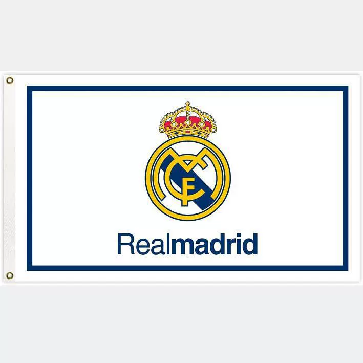 Флаг футбольного клуба Реал Мадрид Real Madrid 100D флаг 3X5 для внутренней и внешней decor