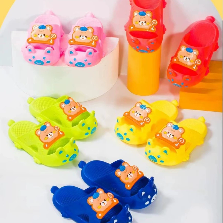 Детские холодные тапочки Летние девочки с мягким дном в помещении