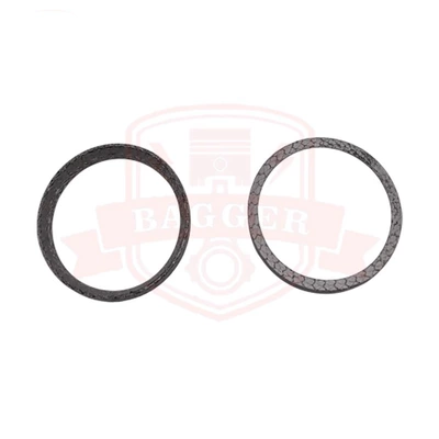 Harley Exhaust Interface Clamp Head Motorcycle exhaust pipe - a-pair-of-sealing-rings