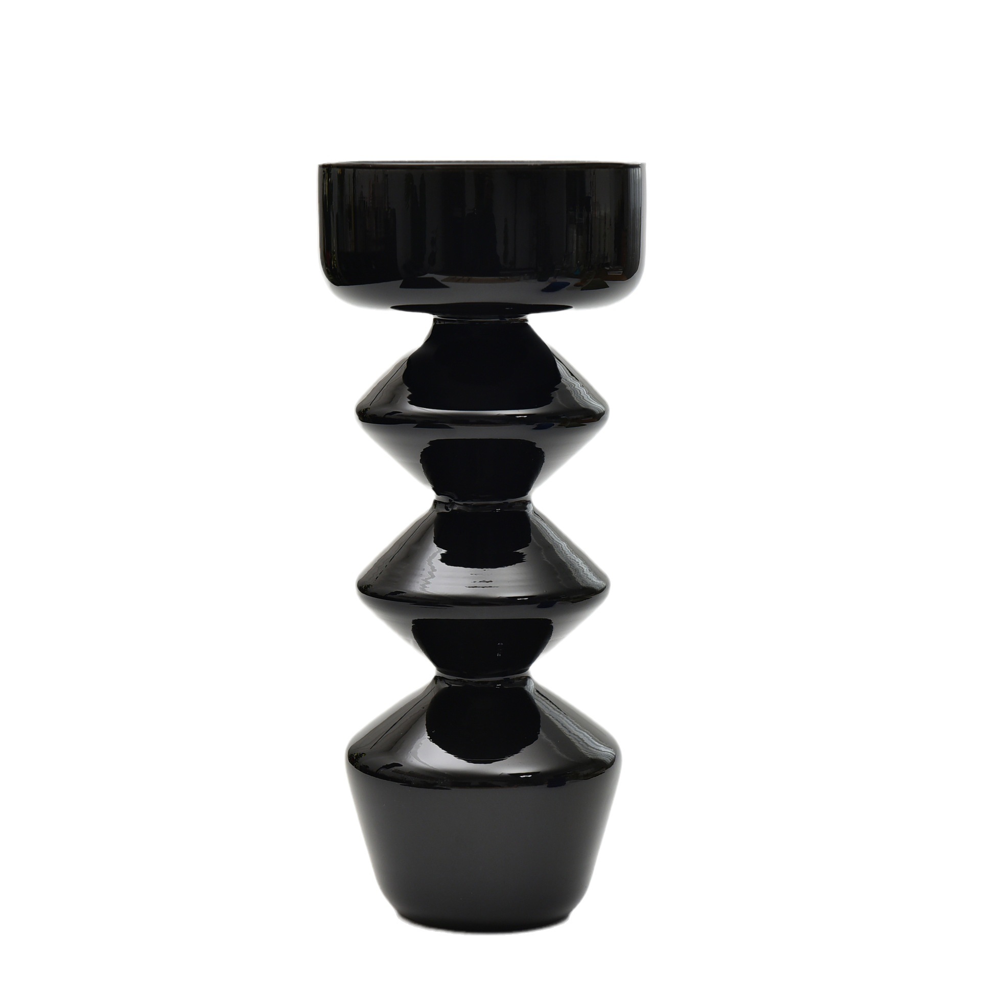 INS diseñador burbuja negro florero de cristal cafetería B & B suave decoración de fondo