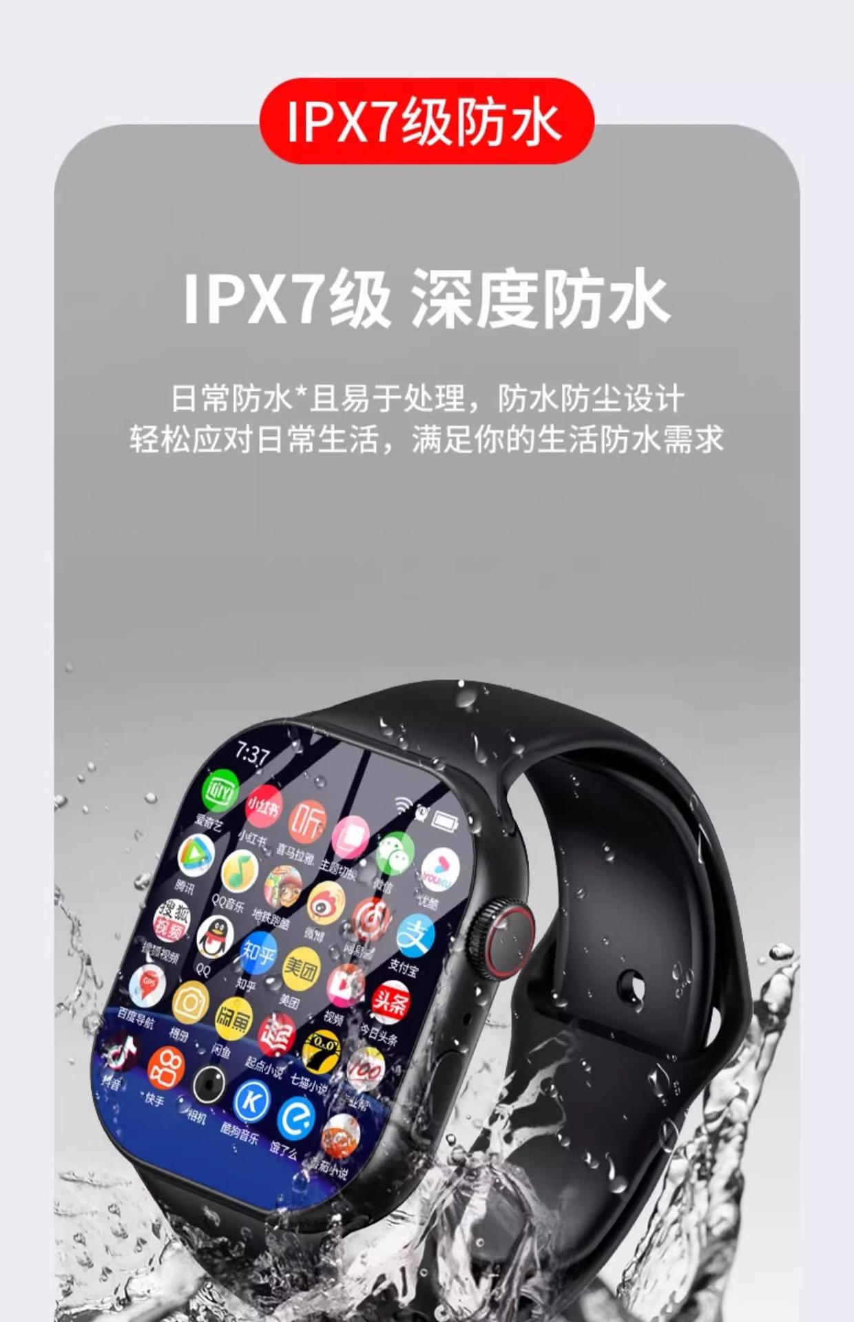Large-screen 5G WiFi-enabled smart smartwatches for men and women, adult NFC with SIM card insertion undefined