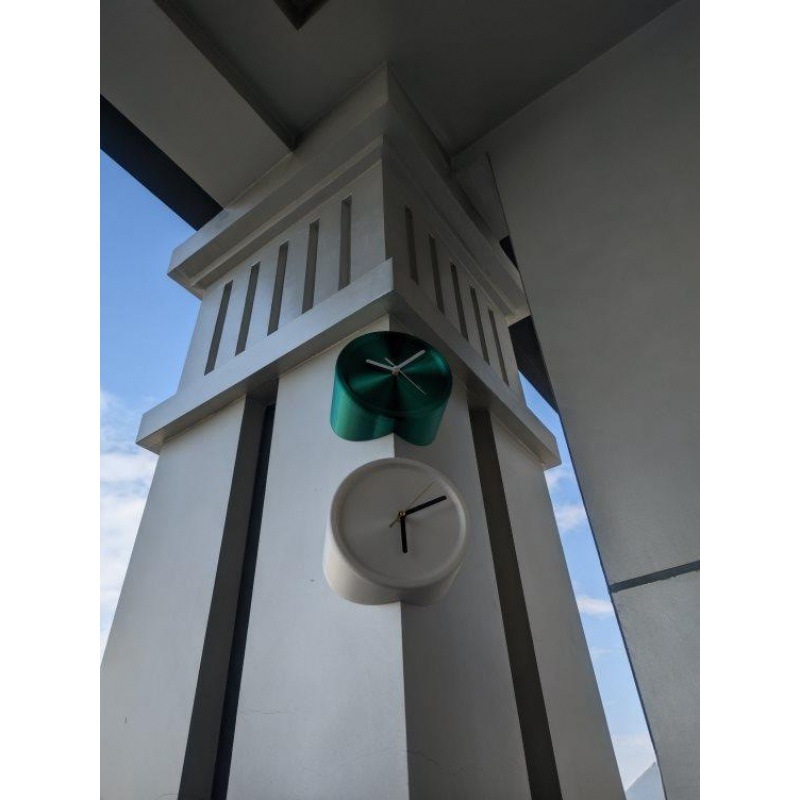 (2개) 펀치없는 벽 코너 시계 음 코너 벽 시계 거실 간단한 단색 현대 INS 침묵하는 기술 아트 장식 구멍