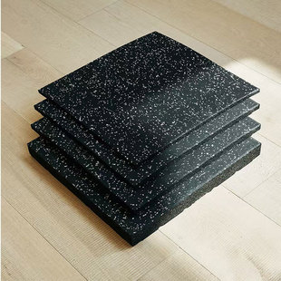 Gym Rubber Floor Mat Sports Floor Rubber Mat Shock Mat Sound Insulation Household Shockproof Mat Power Zone Dumbbell
