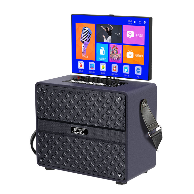クロスボーダー広場舞音響帯ディスプレイ屋外k歌タイロッドbluetoothスピーカーoem点歌機bluetoothカスタム|undefined