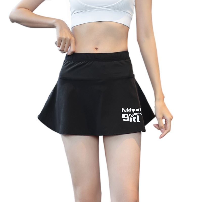 Fuente de fábrica falda de tenis de mujer forrado falso dos piezas de golf pantalones de velocidad secos para correr acondicionamiento físico corto para mujeres