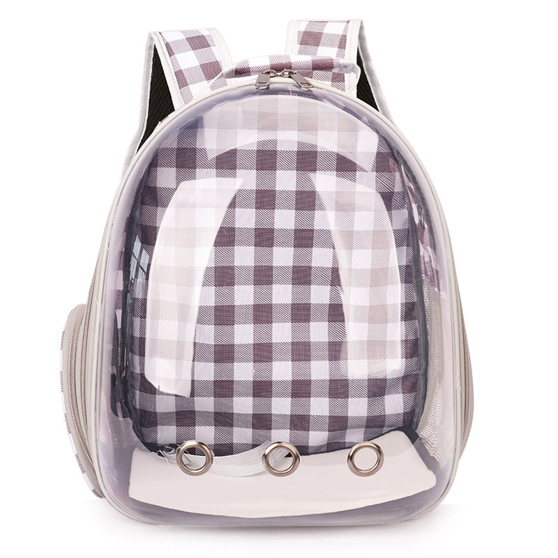 Handheld space backpack, transparent dome design, portable 0.98 kg