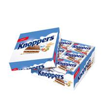 德国进口  Knoppers牛奶榛子巧克力威化饼干（配礼袋）600g  SZ