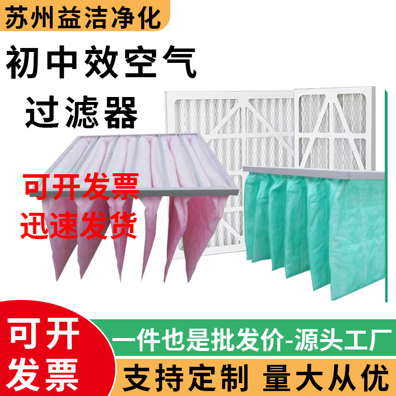 初效板式过滤器单网过滤器G4中央空调机组除尘过滤网镀锌框过滤器