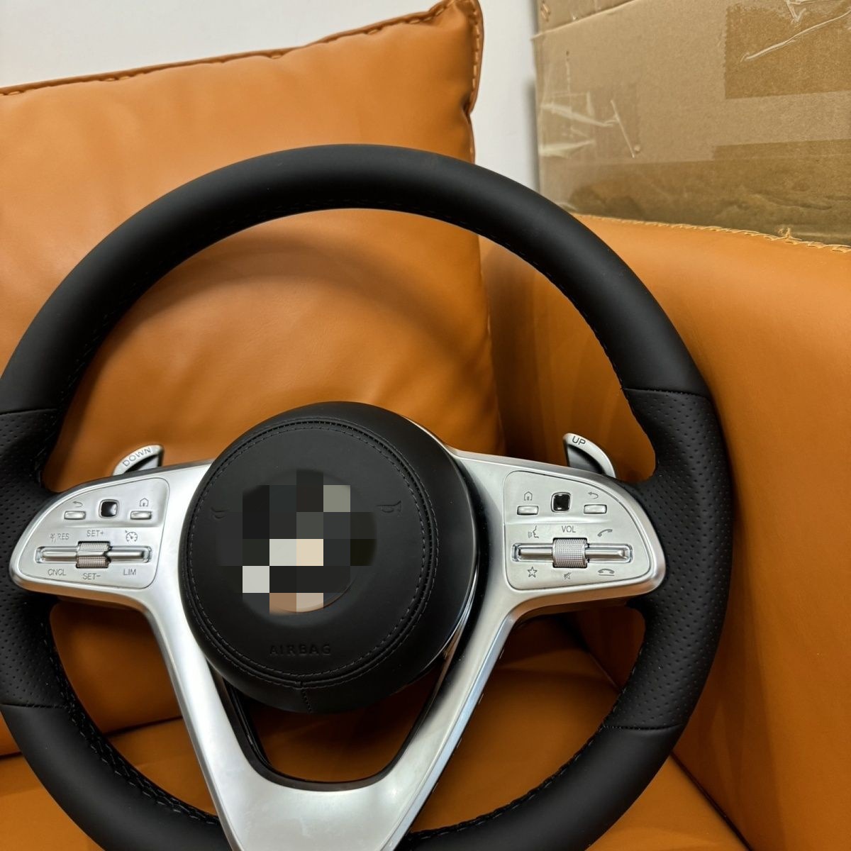 Factory Direct Sales Suitable for Mercedes S-Class Maybach Nappa Leather Universal Steering Wheel Assembly for All Models, Old to New Conversion