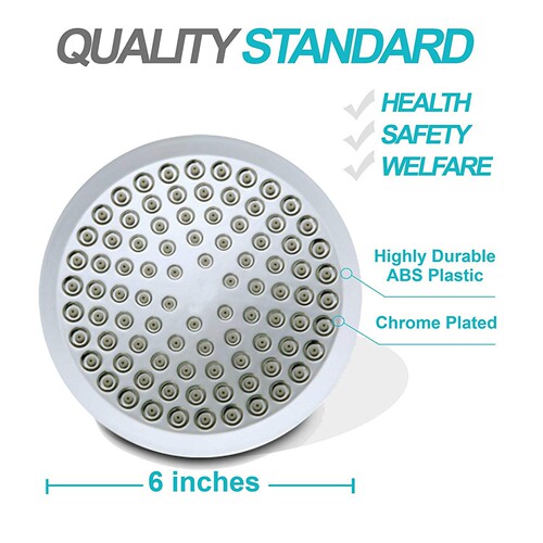 6-inch round shower pressure spray square top hotel bathroom hotel bath house small pendant