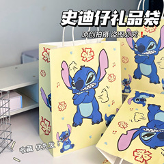 新商品現物スティッチins手提げ袋クラフト紙袋高颜値プレゼント袋漫画厚手収納プレゼント