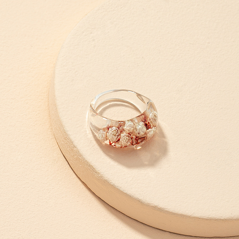 fashion dried flower ring