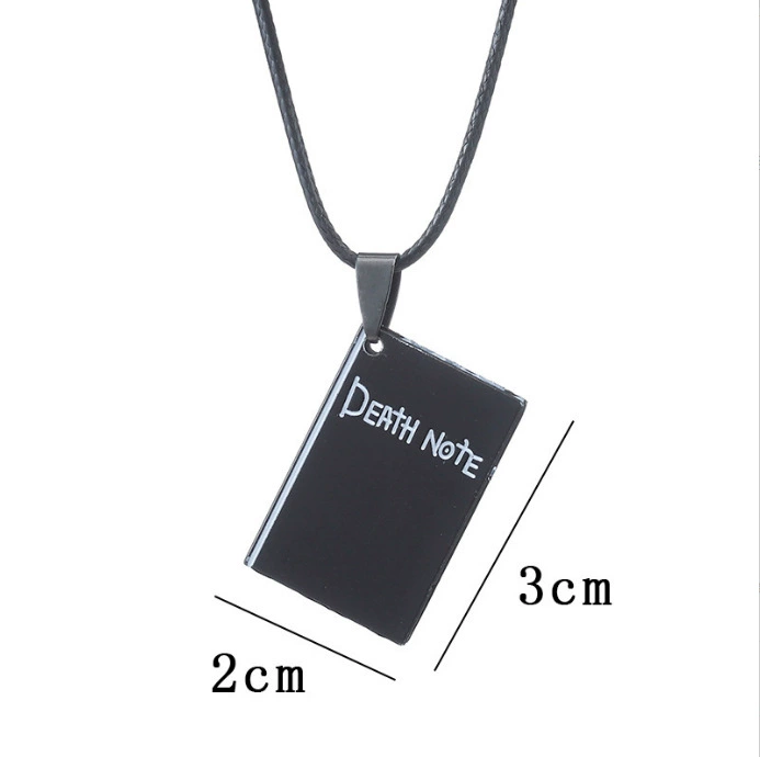Блокнот (Аниме вокруг) Death Note — обложка из кожзама PVC, выбор пера с пером, 148 стр., 20.7×14.7 см