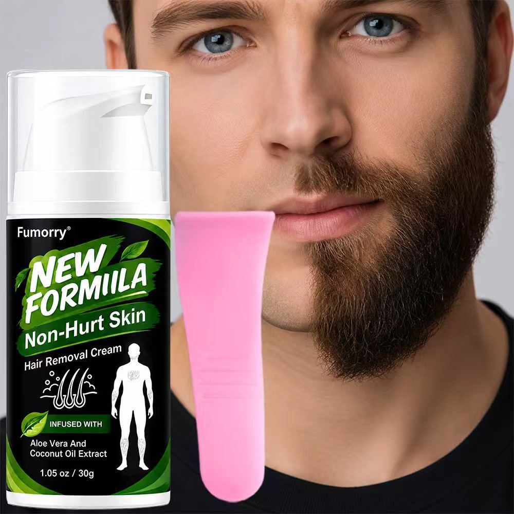 Men's full-body hair removal cream is skin-friendly, comfortable, non-irritating, easily removes body hair, and has complete cross-border qualifications.
