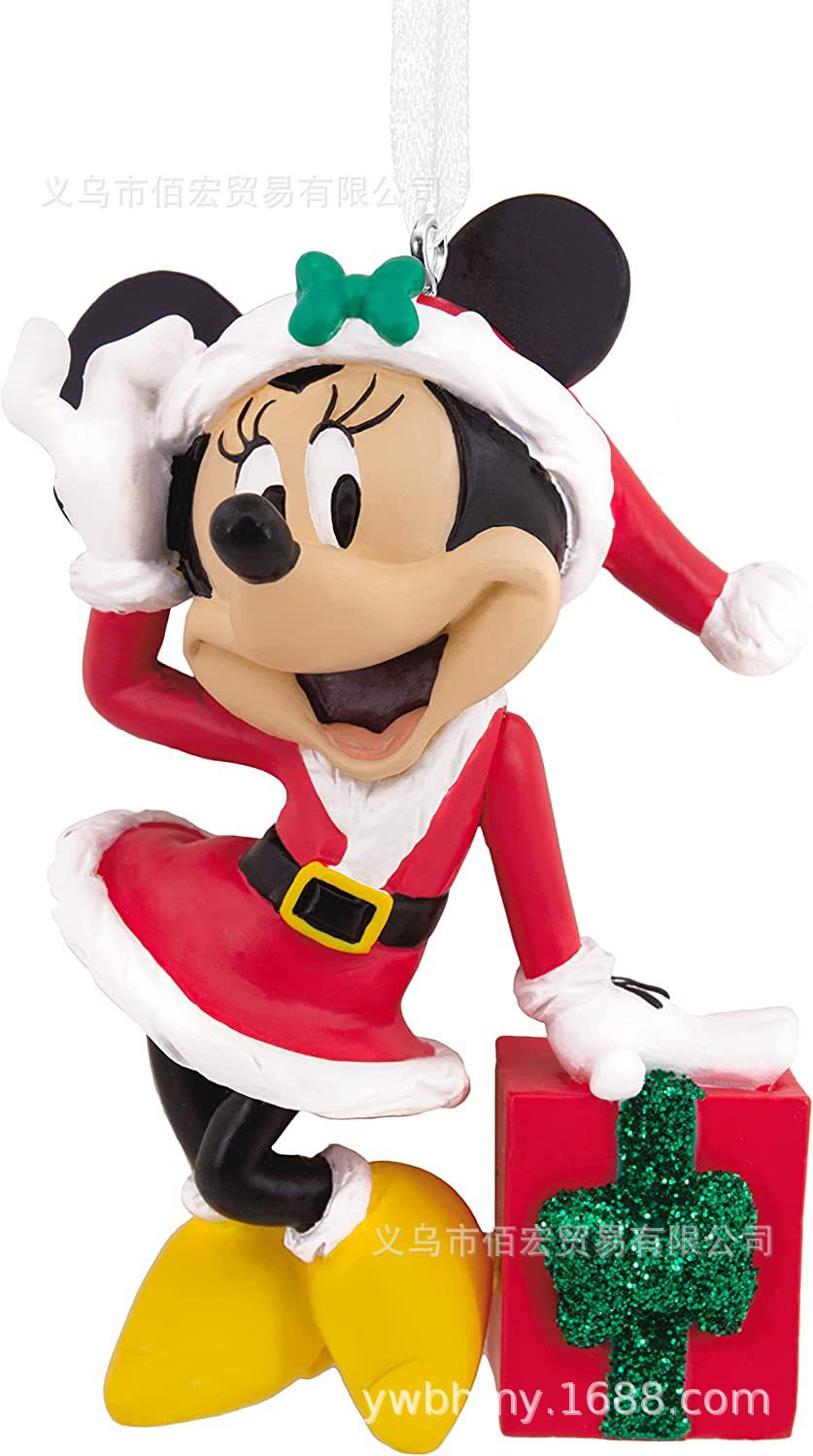 2022 nuevos productos Mickey Mouse serie de decoraciones navideñas mochilas de automóviles colgantes de árbol de Navidad regalos de decoración para el hogar