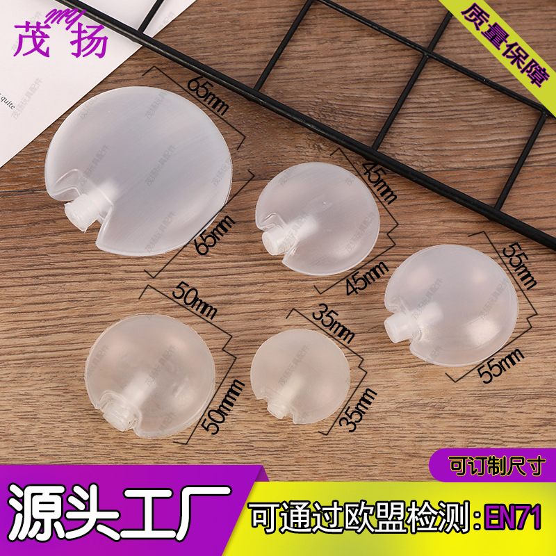 In stock: Baby squeaking toy accessory with concave nozzle and airbag; Baby squeaking toy accessory made of EVA plastic.