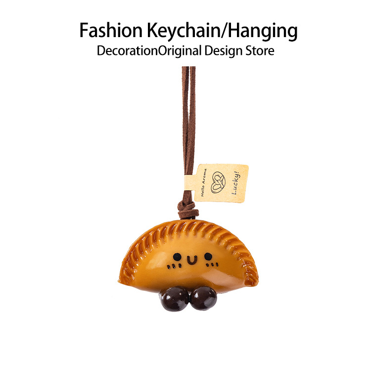 手作りアルカリ水パンストラップかわいい車載バックミラーストラップ貝果かわいいミニアクセサリーdiy装飾