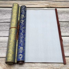 錦緞萬次水寫布六色捲軸仿宣成人學生兒童清水練習毛筆書法水寫布