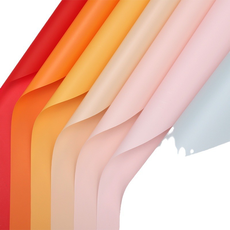 Venta al por mayor tienda de flores materiales florales niebla de la mañana luz suave engrosada Flor de Papel impermeable mate ramo flor envoltura coreano papel normal