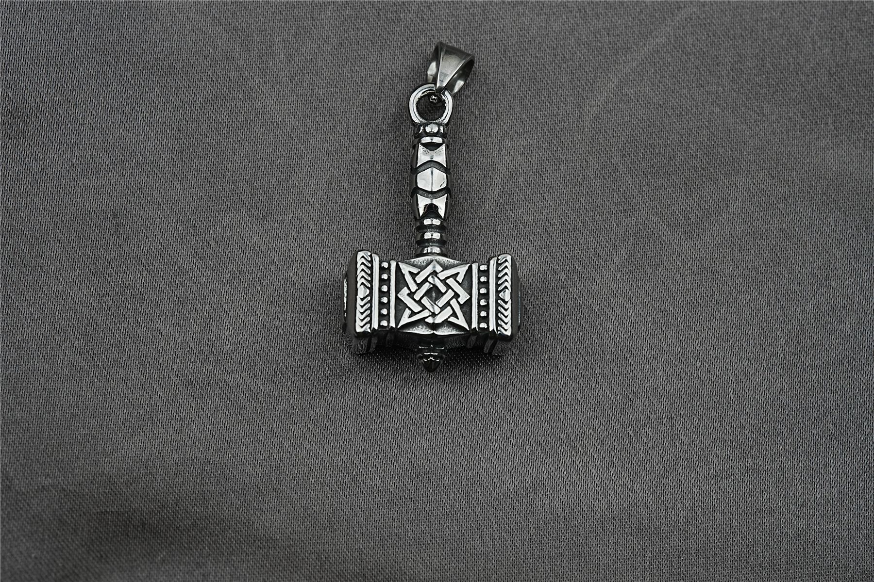 Pendant Necklace, Necklace Pendant Classification Retro Hammer Titanium Steel Men's Pendant Necklace Necklace Pendant