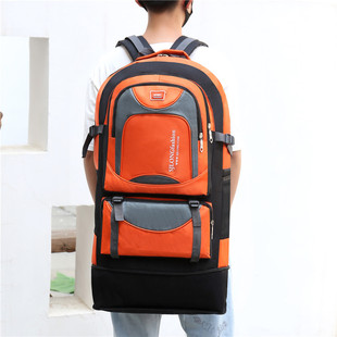 Thickened Oxford Cloth Casual Outdoor Large Capacity Water-repellent Mountaineering Bag Outdoor Travel Backpack Folding Backpack