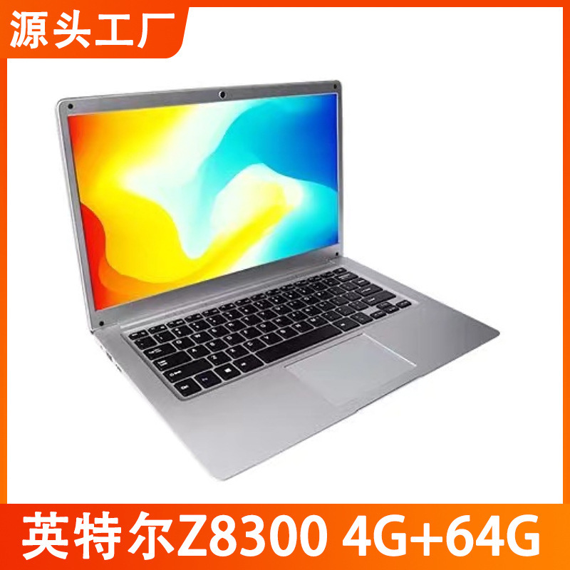 Factory Cross-Border New Model 14inch Z8300 4G+64G Quad-Core Ultra-Thin Office Student Laptop