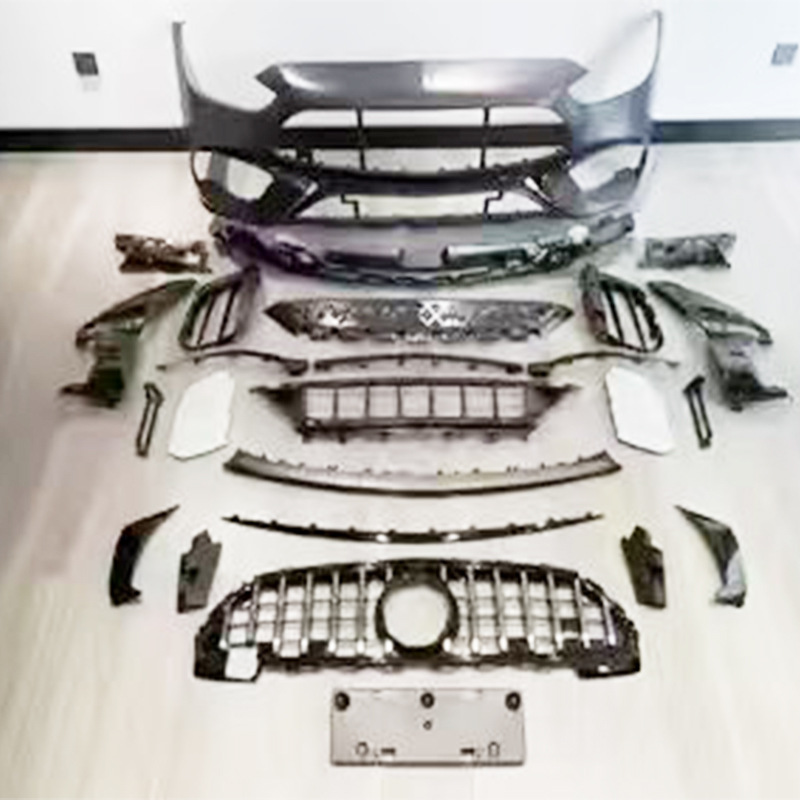 Suitable for Mercedes-Benz W206 Upgraded Amg Body Kit C63 Aluminum Hood, Large Surround, Front Bumper Assembly